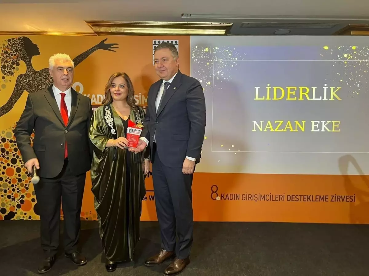 Nazan Eke’ye kadın girişimciliğinde liderlik ödülü: Alyalina ile ilham veren başarı