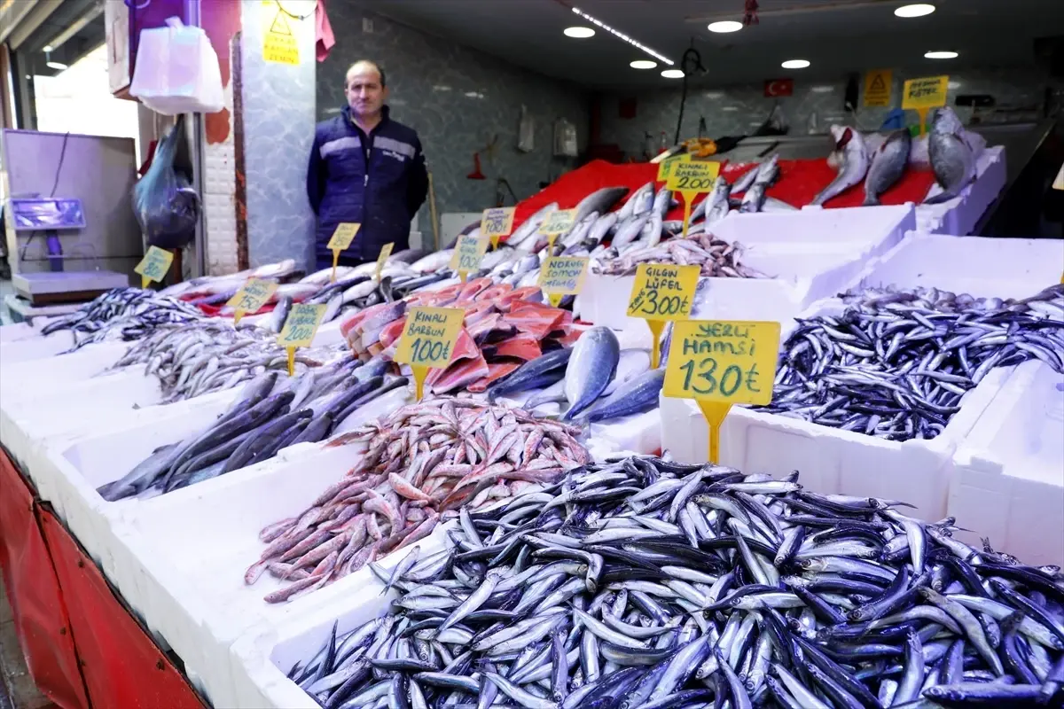 Samsun’da Balık Tezgahlarında Bolluk