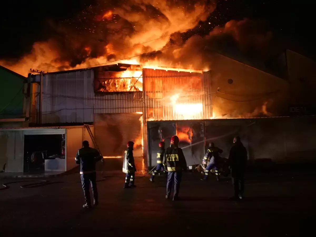 Tiran’da Yangın Panik Yarattı
